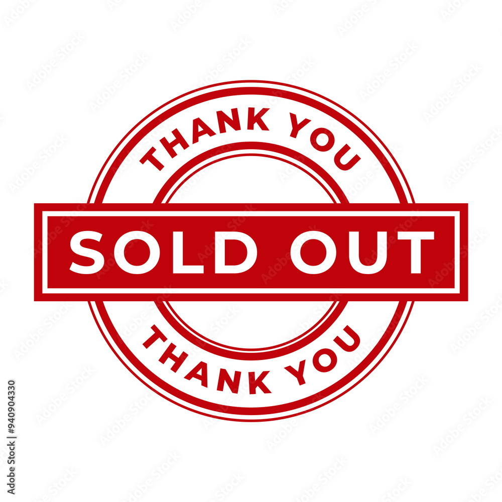 Sold stamp logo. Vector illustration for web design Sold stamp logo. Vector illustration for web design