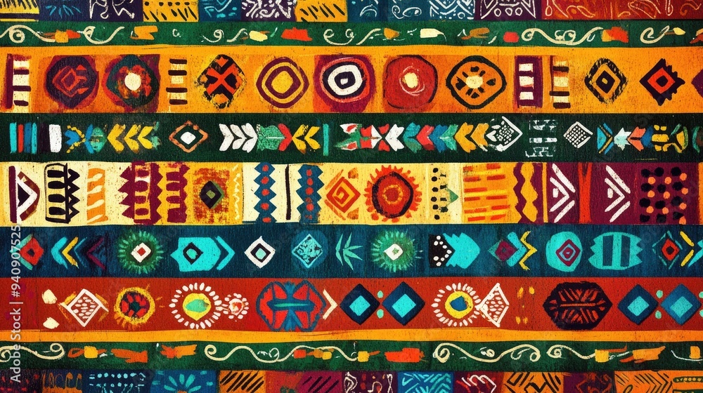 A detailed background of indigenous patterns in vivid colors, highlighting cultural significance. A detailed background of indigenous patterns in vivid colors, highlighting cultural significance.
