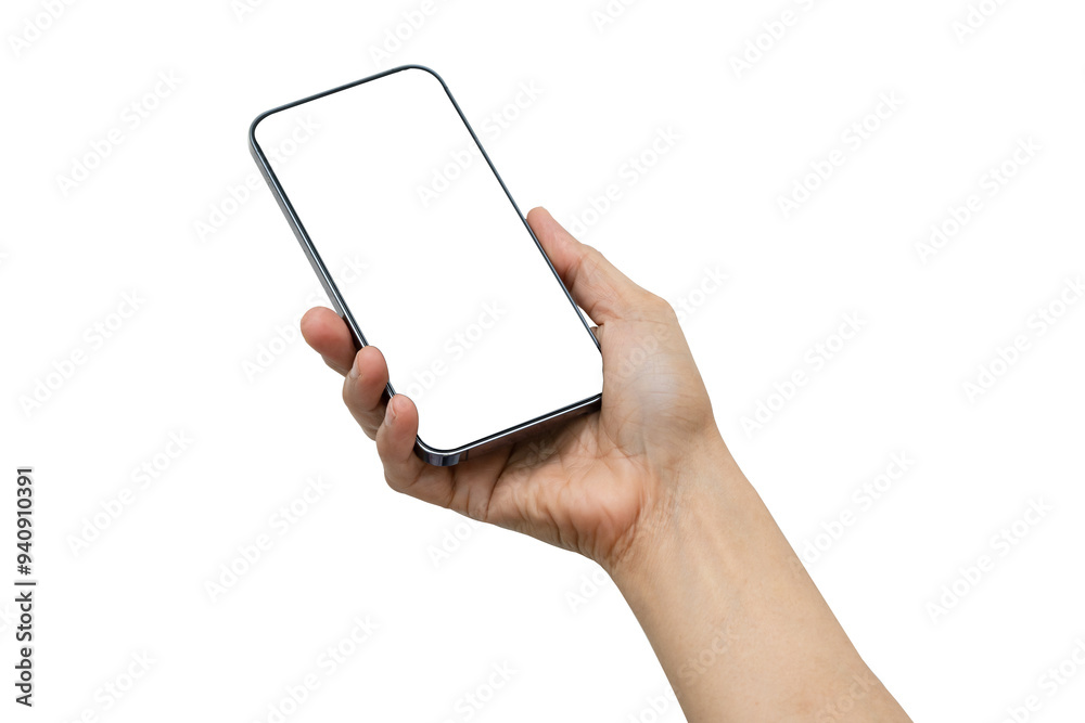 Mobile smart phone for communication isolated on white background with clipping path. Mobile smart phone for communication isolated on white background with clipping path.