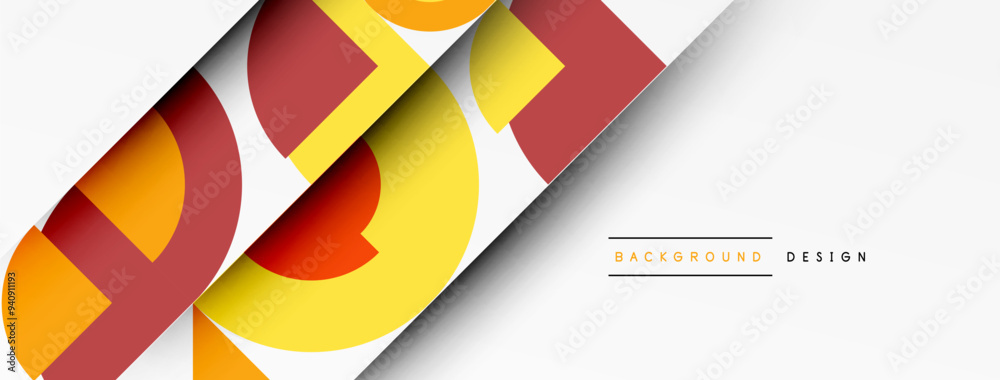 Geometric design abstract background - circles squares Geometric design abstract background - circles squares