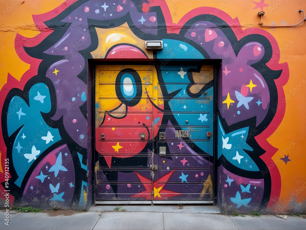 graffiti on the wall