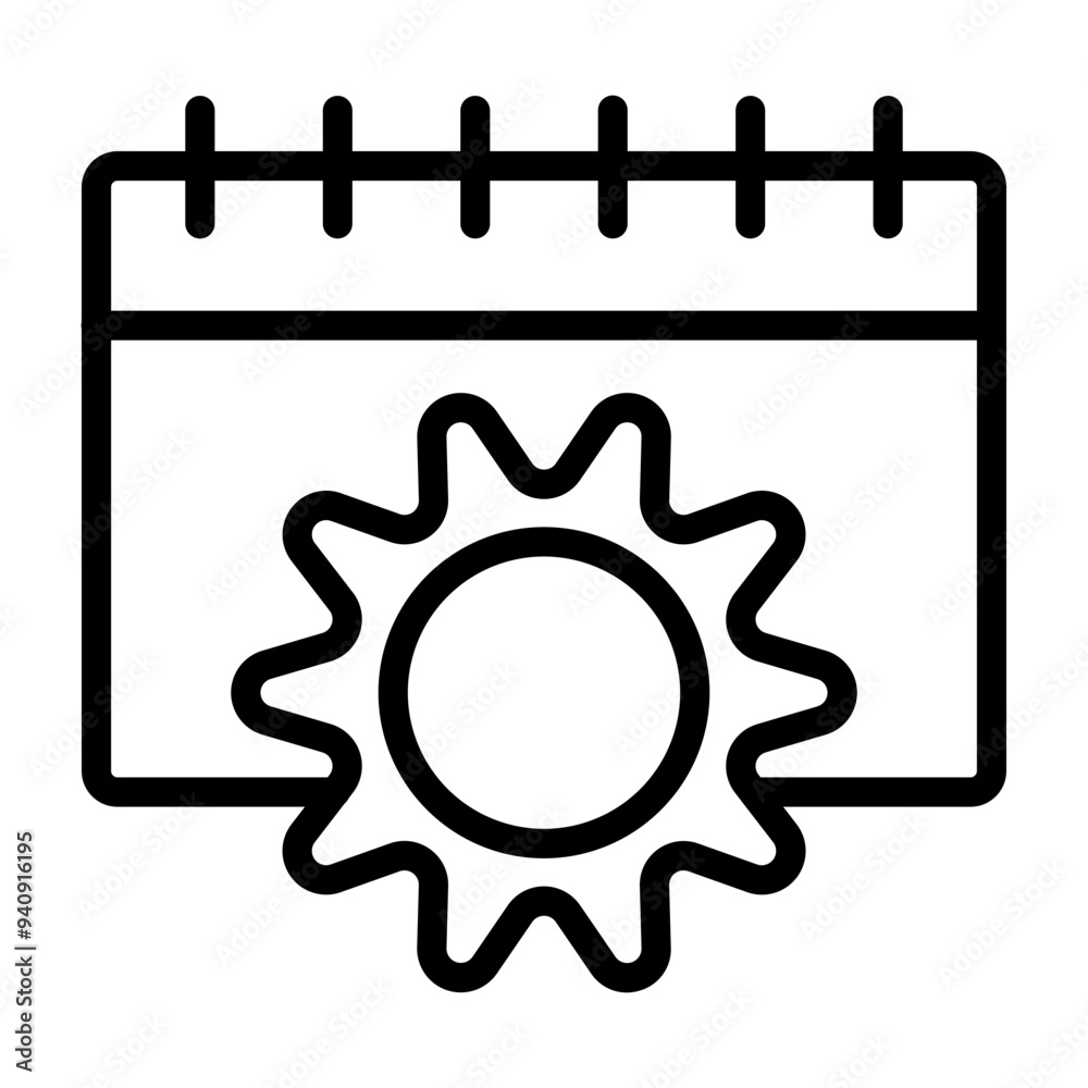 Sunny Achievements Vector Line Icon Design Sunny Achievements Vector Line Icon Design