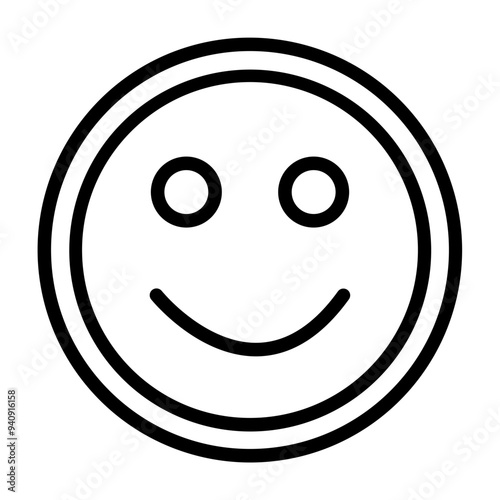 Radiant Bliss Vector Line Icon Design