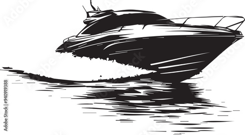 silhouette of a sailing boat