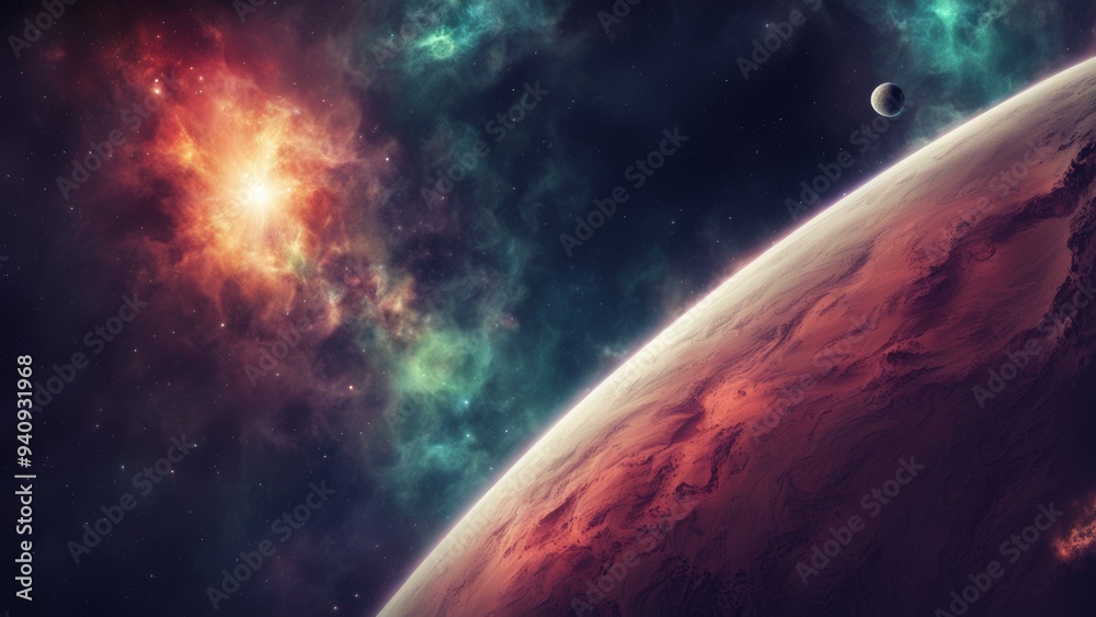 Fototapeta premium planet in space