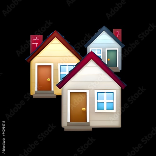 Three Houses Emoji
