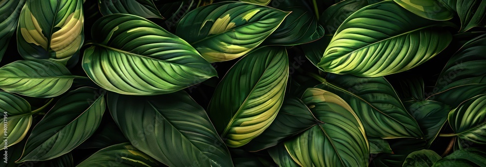 Close-up of Lush Green Foliage Close-up of Lush Green Foliage
