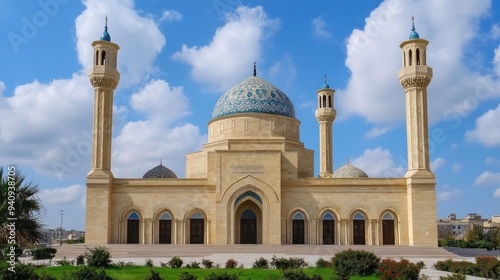 A Majestic Mosque in Azerbaijan