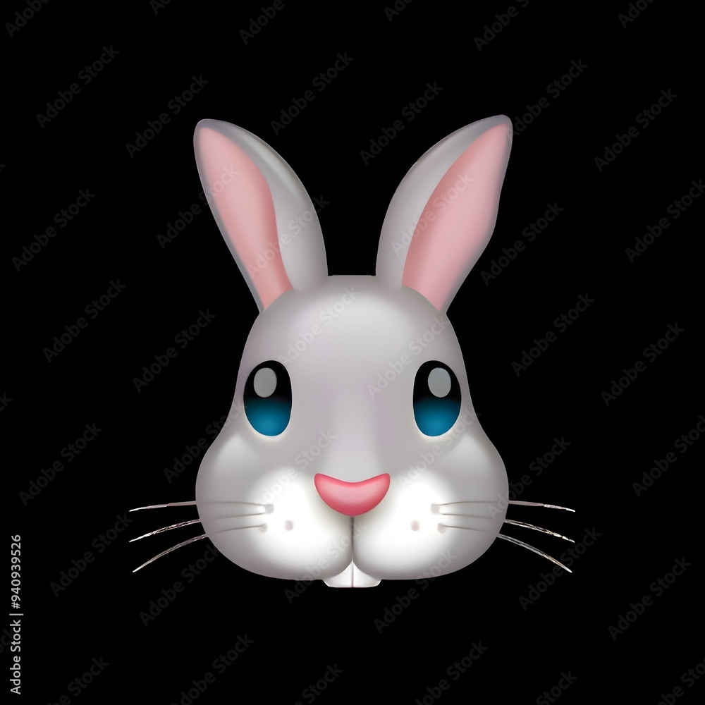 Fototapeta premium Rabbit Emoji 