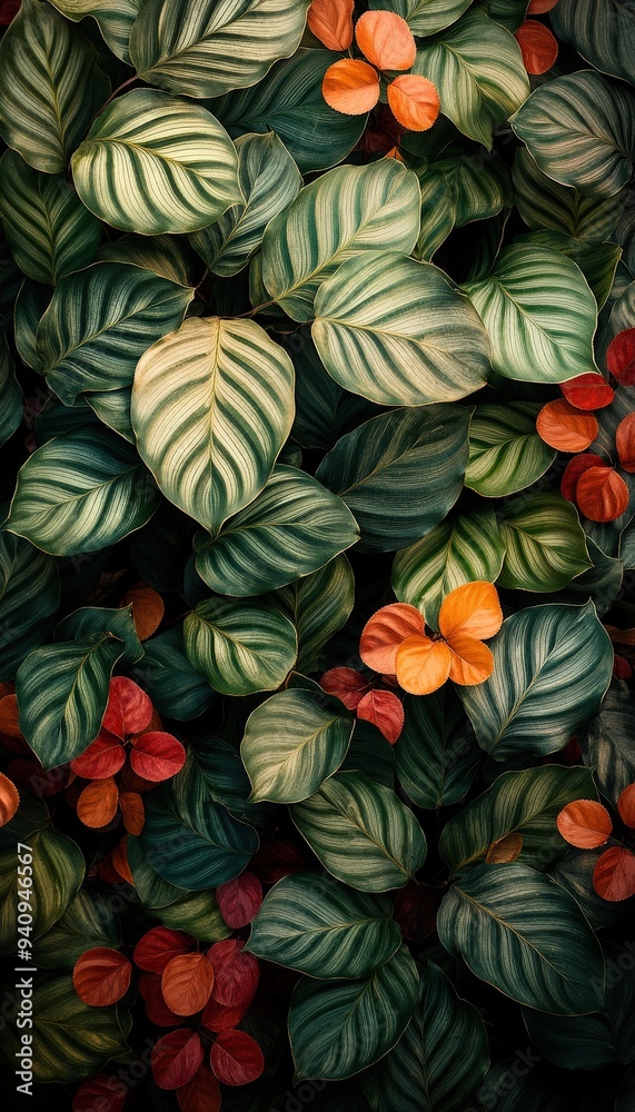 Naklejka premium Colorful leaves