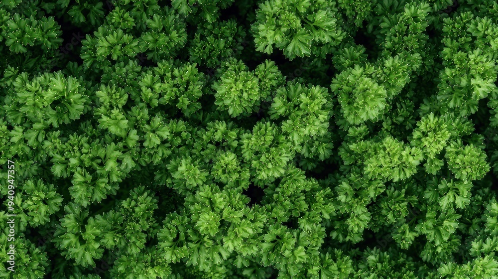 Green Parsley Background Green Parsley Background