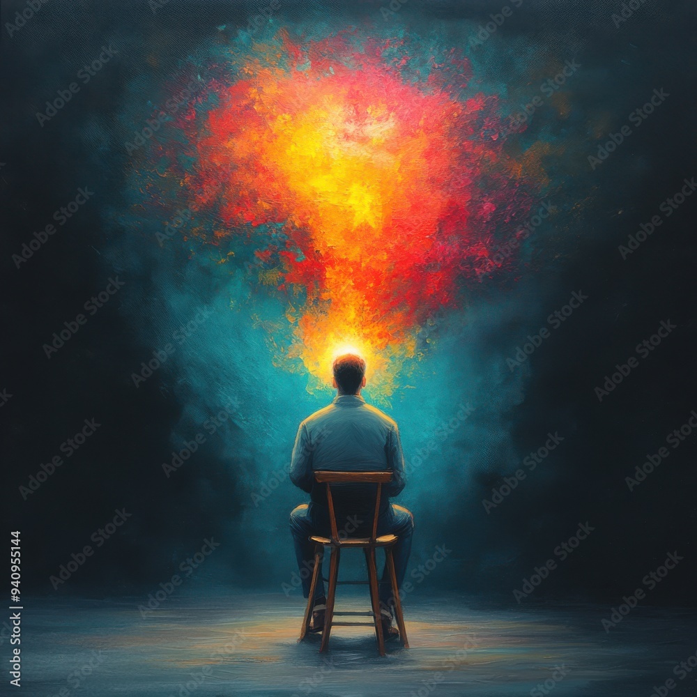 Creative Explosion - Ideas Blossoming into Vibrant Art Creative Explosion - Ideas Blossoming into Vibrant Art