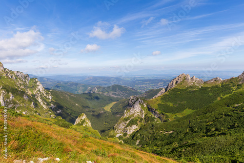 Fototapeta Naklejka Na Ścianę i Meble -  High mountains in Poland summer landscape