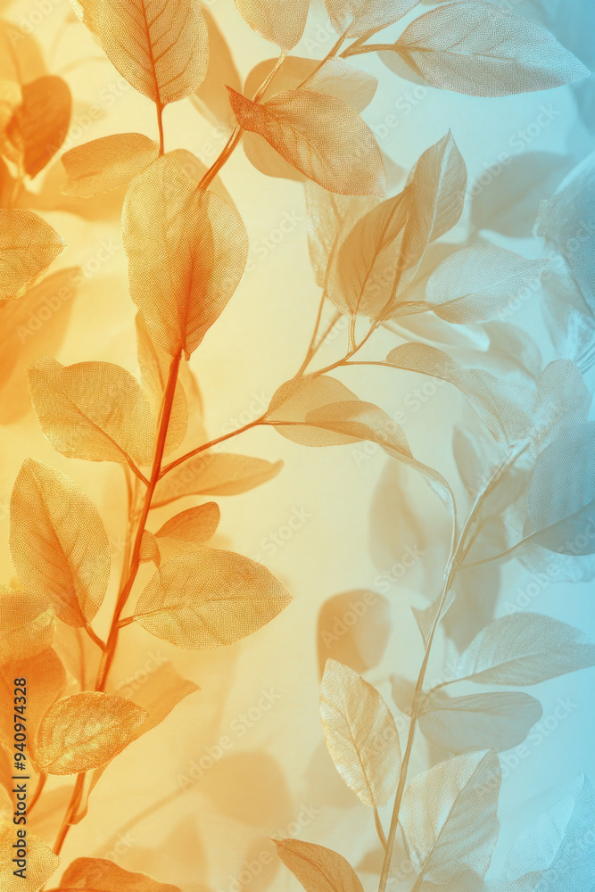 Beige Gradient Background, A soft beige summer background featuring a pastel yellow and blue gradient, decorated with golden textures resembling leaves and autumn colors Beige Gradient Background, A soft beige summer background featuring a pastel yellow and blue gradient, decorated with golden textures resembling leaves and autumn colors