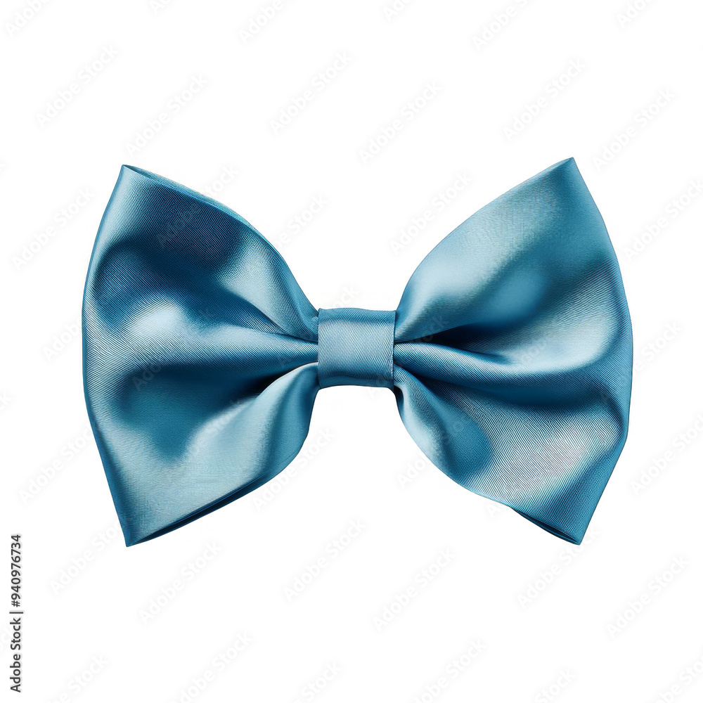 Blue Bow Isolated on a Transparent Background Blue Bow Isolated on a Transparent Background