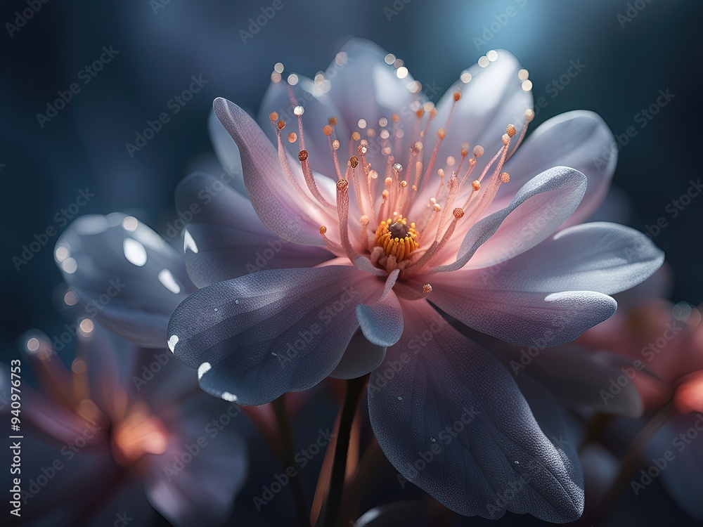 the image of a purple flower the image of a purple flower