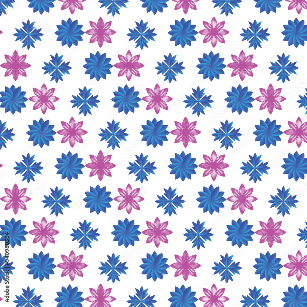 Abstract Floral Pattern Design Illustration Abstract Floral Pattern Design Illustration