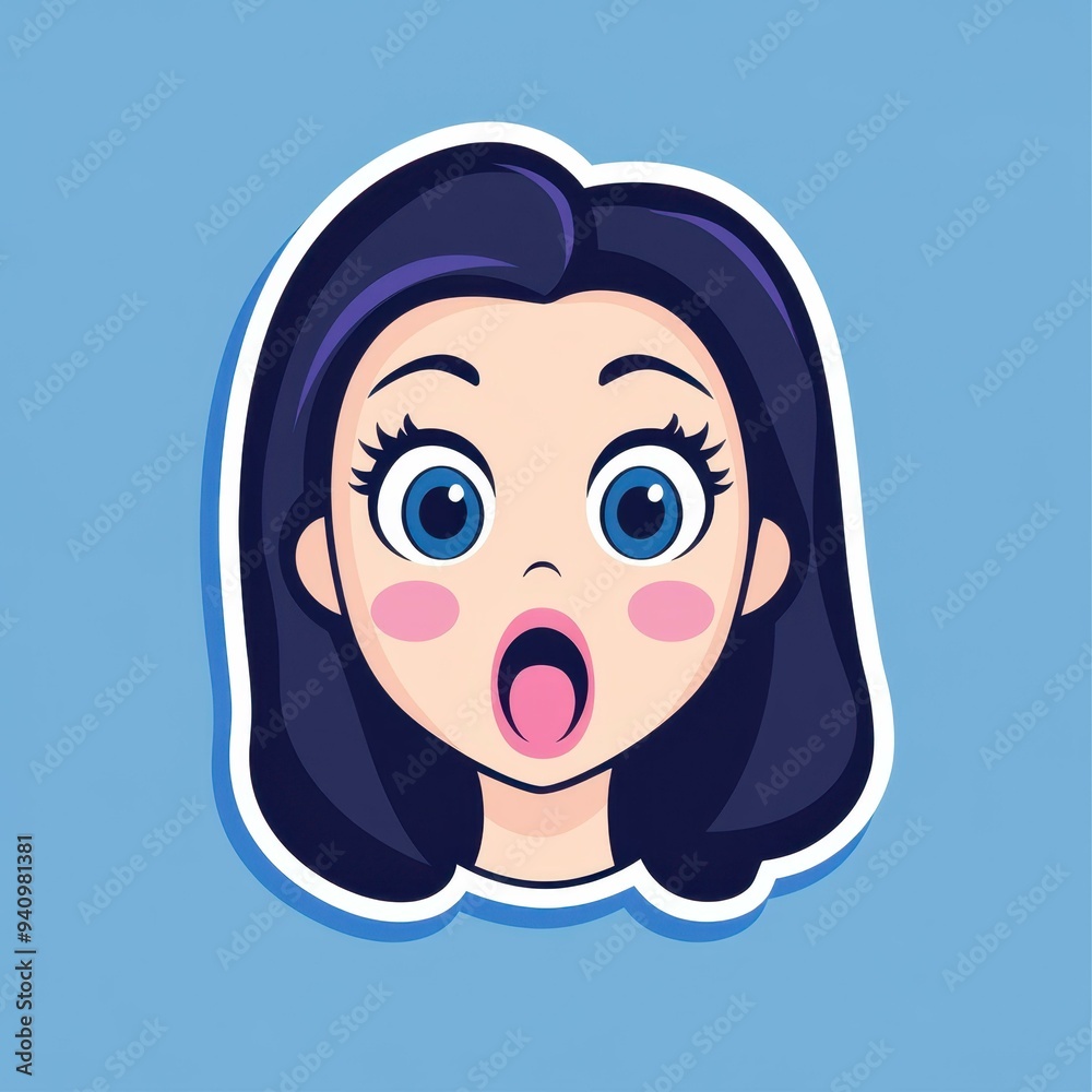 Create a vibrant TikTok logo featuring a girls face, blending humor and realism, showcasing fun TV moments in a rounded style. Create a vibrant TikTok logo featuring a girls face, blending humor and realism, showcasing fun TV moments in a rounded style.