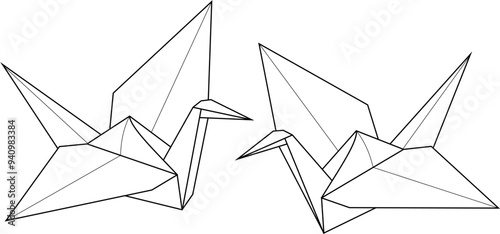 COUPLE BIRD ORIGAMI