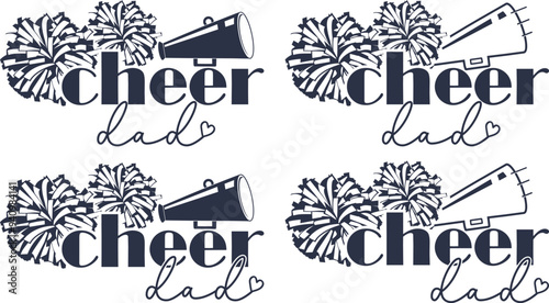 Wallpaper Mural Cheer Dad, Cheerleader, Cheerleading Cut Files Torontodigital.ca