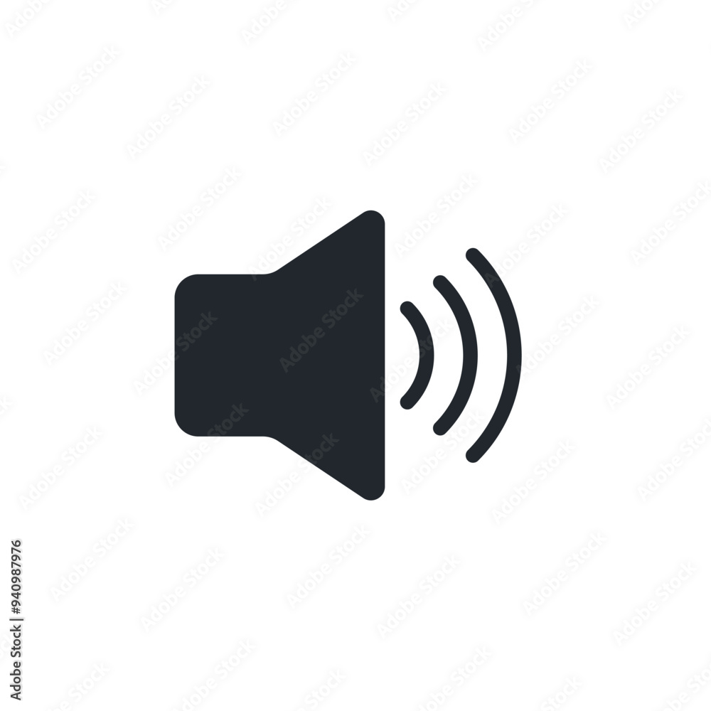 Volume icon symbol template for graphic and web design collection logo vector illustration Volume icon symbol template for graphic and web design collection logo vector illustration