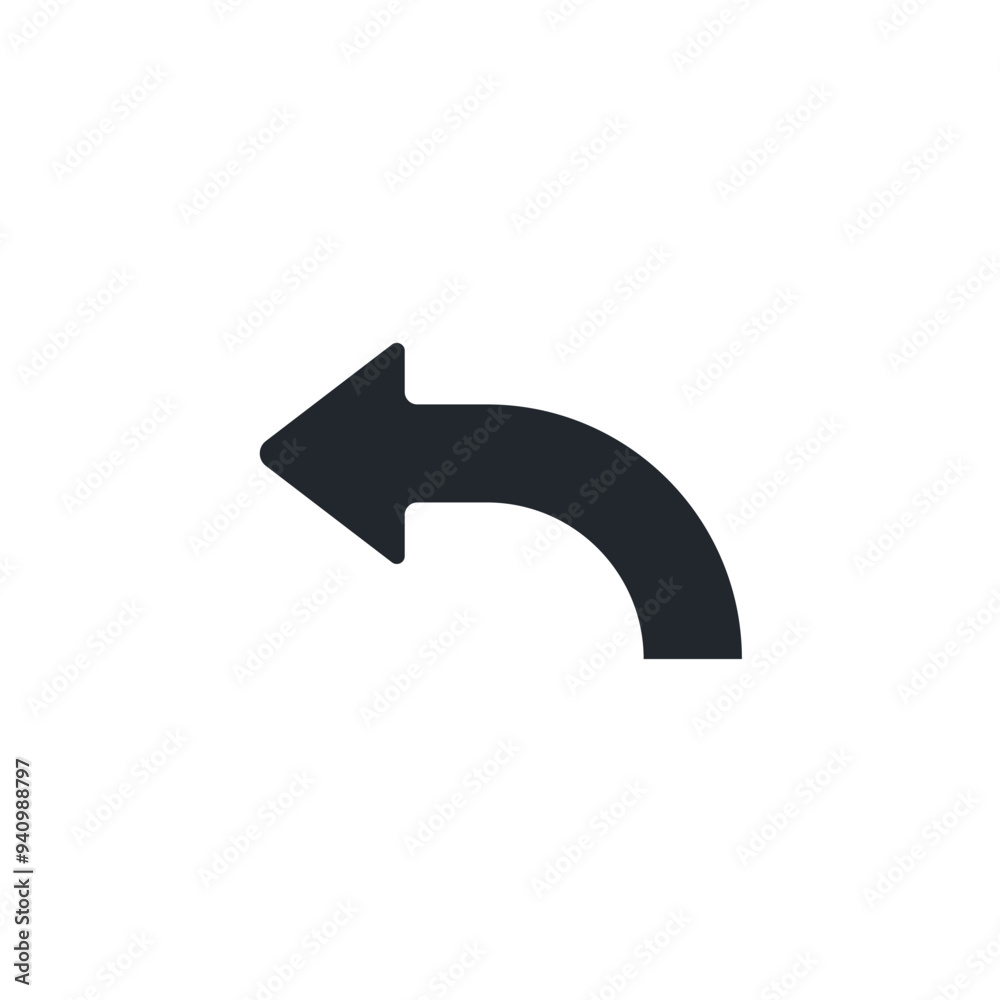 Undo icon symbol template for graphic and web design collection logo vector illustration Undo icon symbol template for graphic and web design collection logo vector illustration