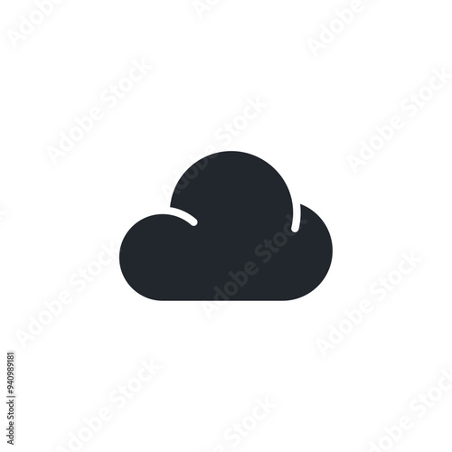 Cloud icon symbol template for graphic and web design collection logo vector illustration