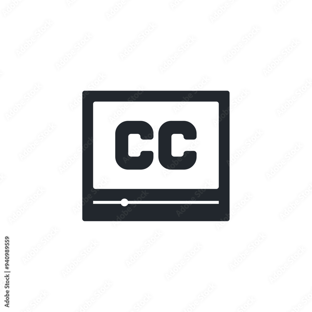 Subtitles icon symbol template for graphic and web design collection logo vector illustration Subtitles icon symbol template for graphic and web design collection logo vector illustration