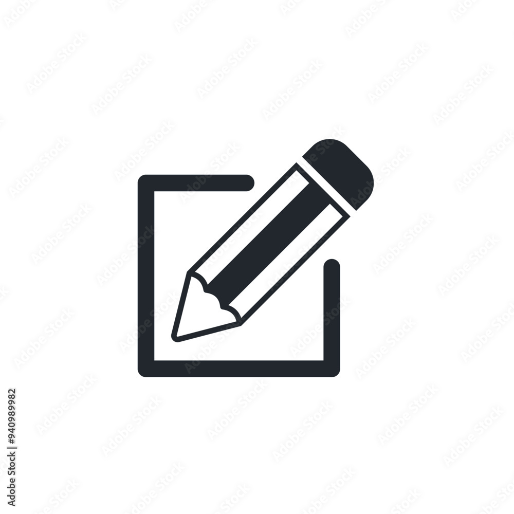 Edit icon symbol template for graphic and web design collection logo vector illustration Edit icon symbol template for graphic and web design collection logo vector illustration