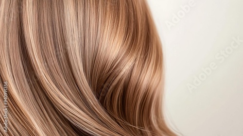 Hair treatment with keratin for strength and repair, nourishing care, healthy hair