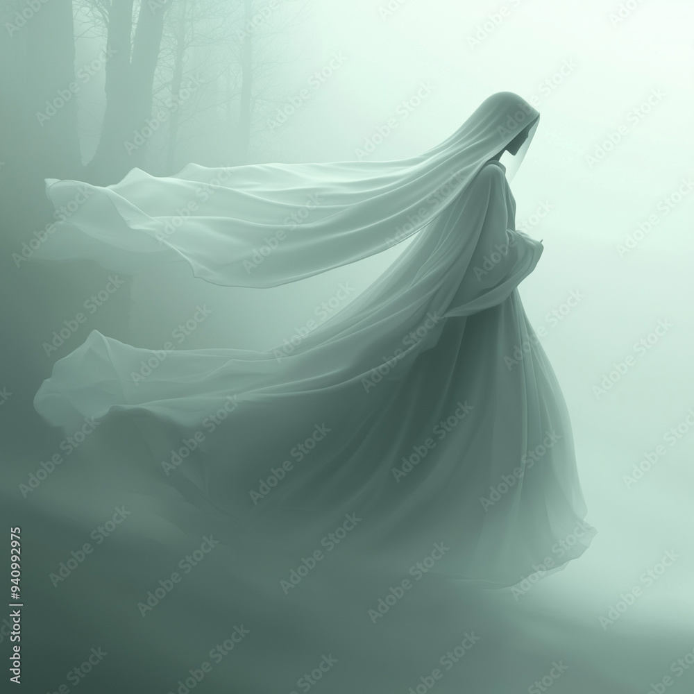 Ghostly Bride in the Mist Ghostly Bride in the Mist
