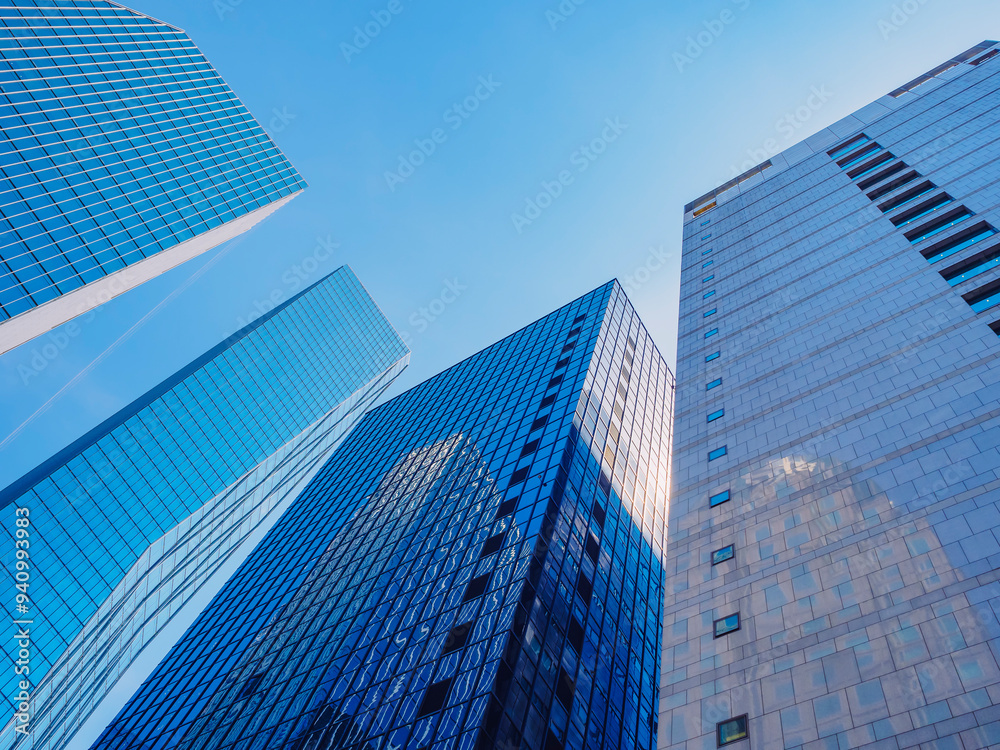 Cityscape building Business district Modern Architecture exterior skyscraper perspective Cityscape building Business district Modern Architecture exterior skyscraper perspective