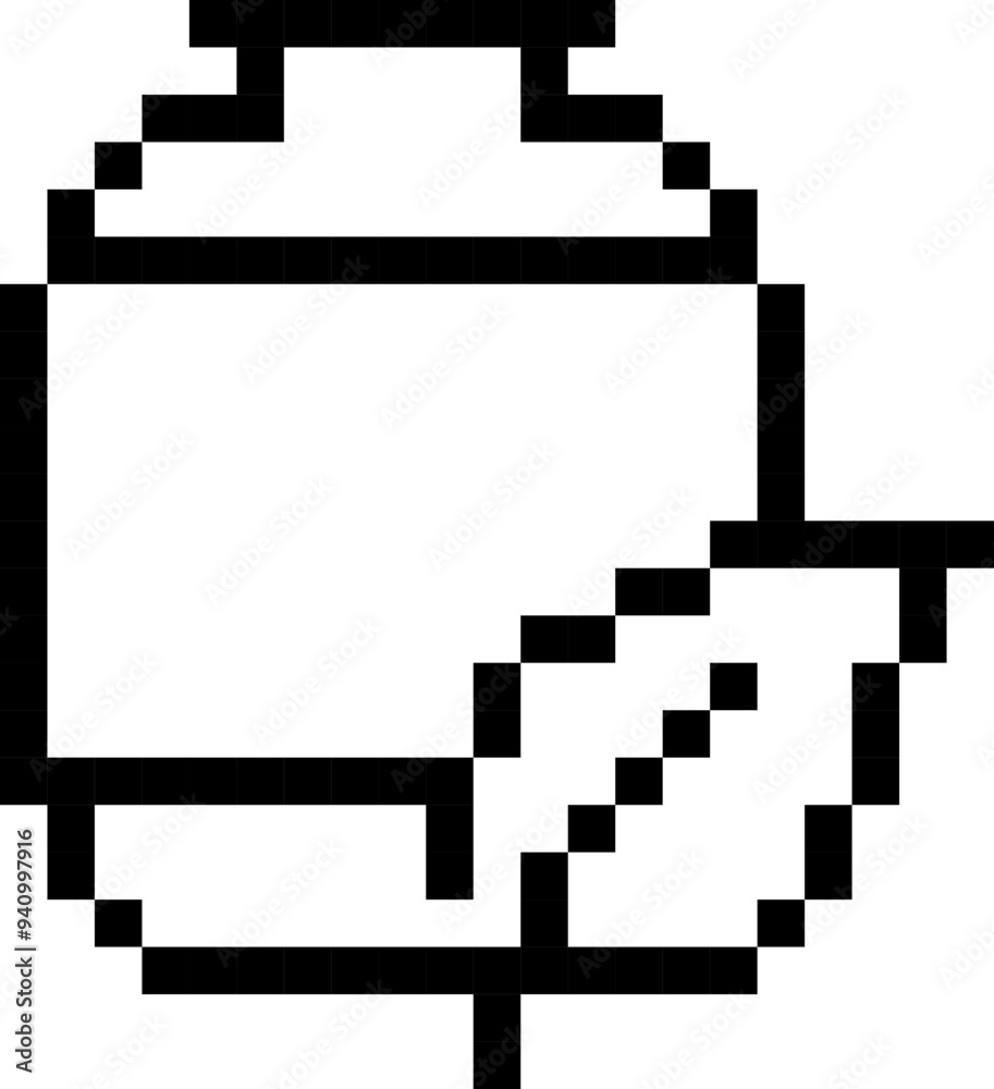Cylinder icon. Alternative energy. Pixel style. Cylinder icon. Alternative energy. Pixel style.