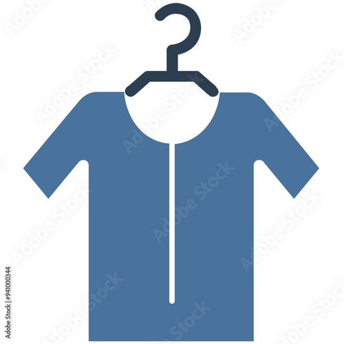 Hanger Shirt vector icon in isolated background 
