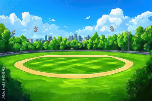 Cricket Game Background
