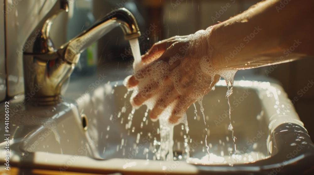 Washing Hands with Soap and Water Washing Hands with Soap and Water