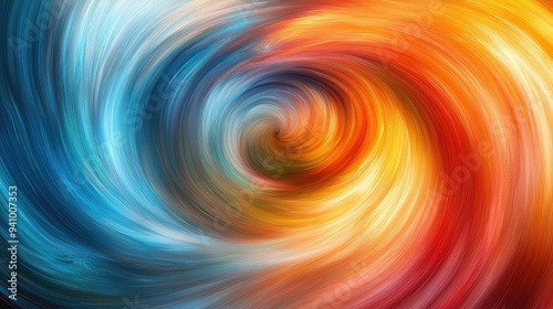 Abstract swirls of colors in dynamic motion