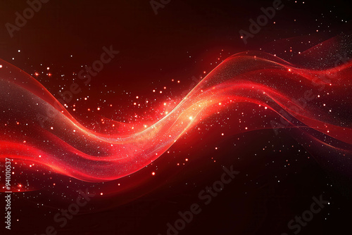 Red Swoosh Background