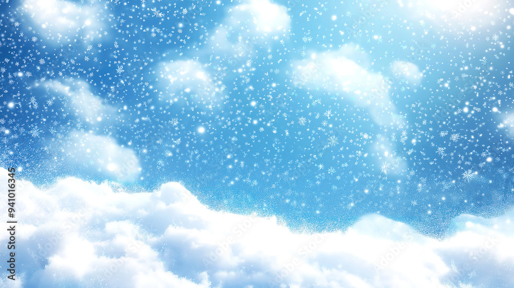 Frozen blue christmas background Frozen blue christmas background