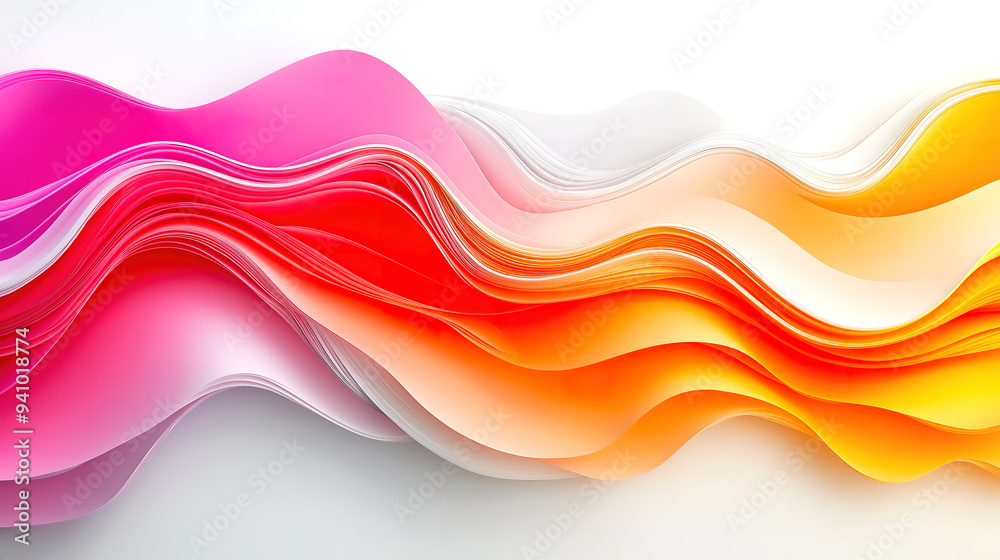 Gradient wavy background Gradient wavy background