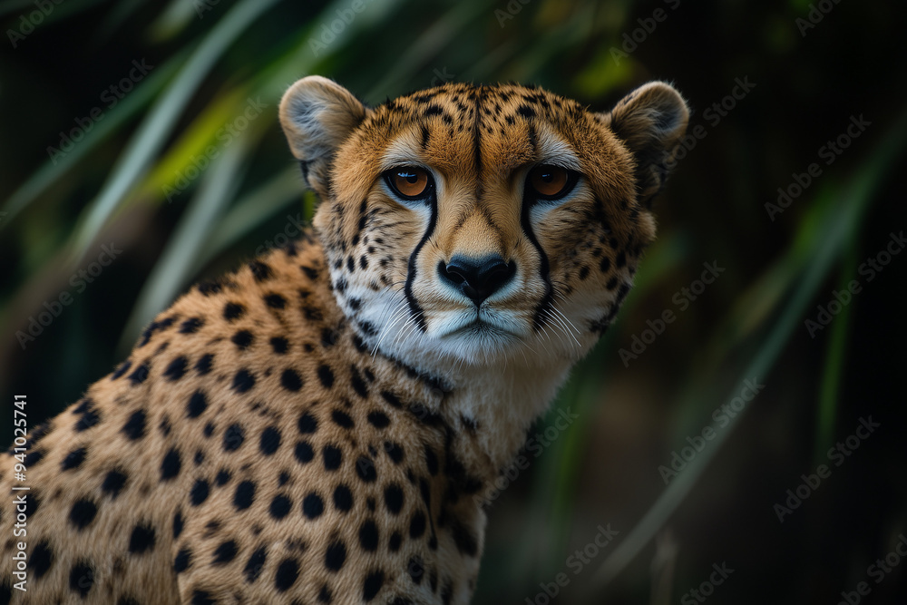 Fototapeta premium Future Wildlife Sanctuary: Virtual Safari Tours in Exotic Habitats