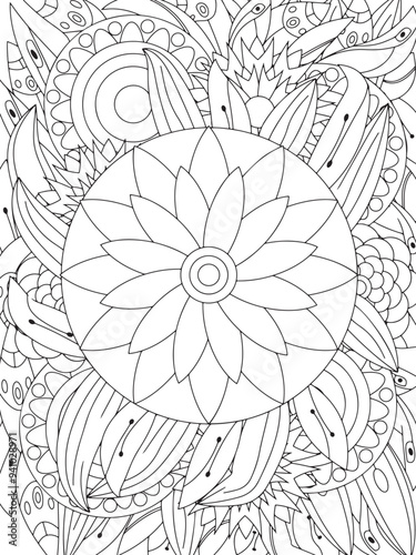 Flowers Coloring Book Pages Flowers Patterns