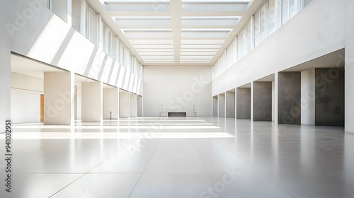 Wallpaper Mural Modern Minimalist White Gallery Interior Architecture Torontodigital.ca