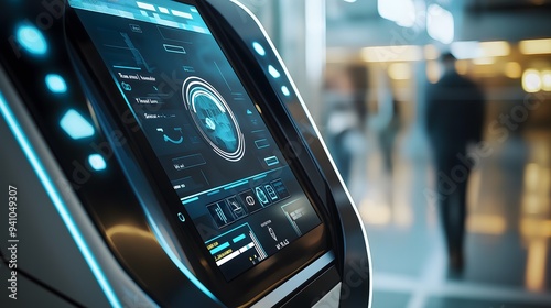 Futuristic Control Panel Display Technology