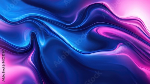 Abstract neon liquid wavy background. Liquid art, marbling texture