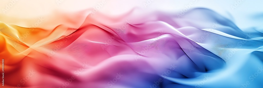 Abstract colorful wavy fabric background. Abstract colorful wavy fabric background.