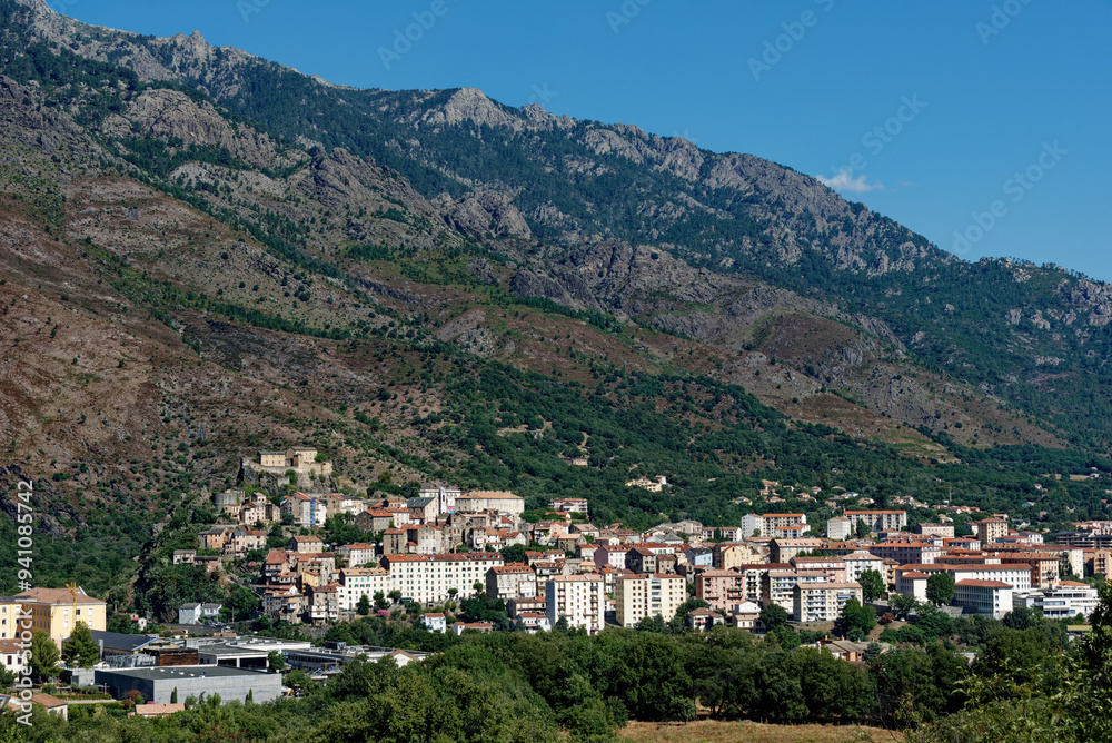 Naklejka premium Frankreich - Korsika - Corte