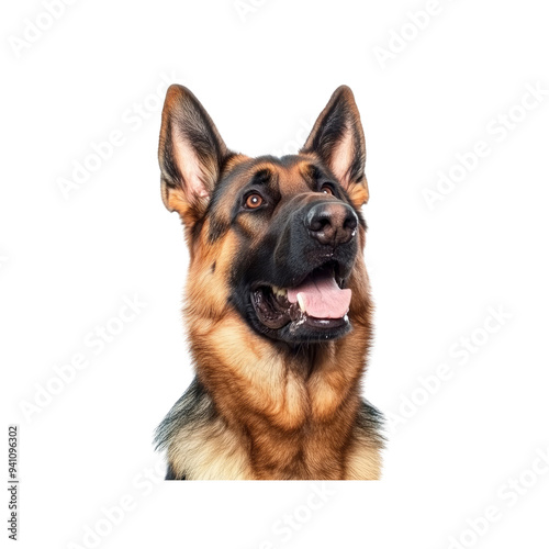 German Shepherd Dog Looking