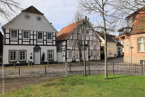  Blick in das Zentrum der Stadt Rietberg in Nordrhein-Westfalen photo