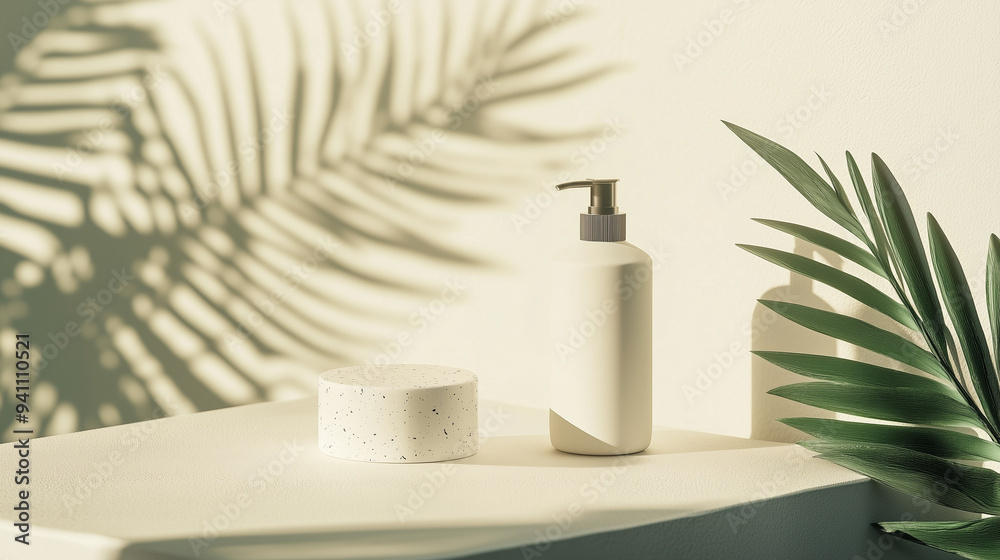 skincare and cosmetic product mock up